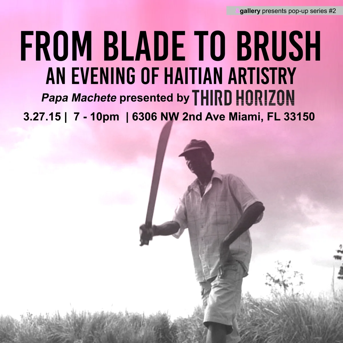 &gallery pop-up series #2: From Blade to Brush