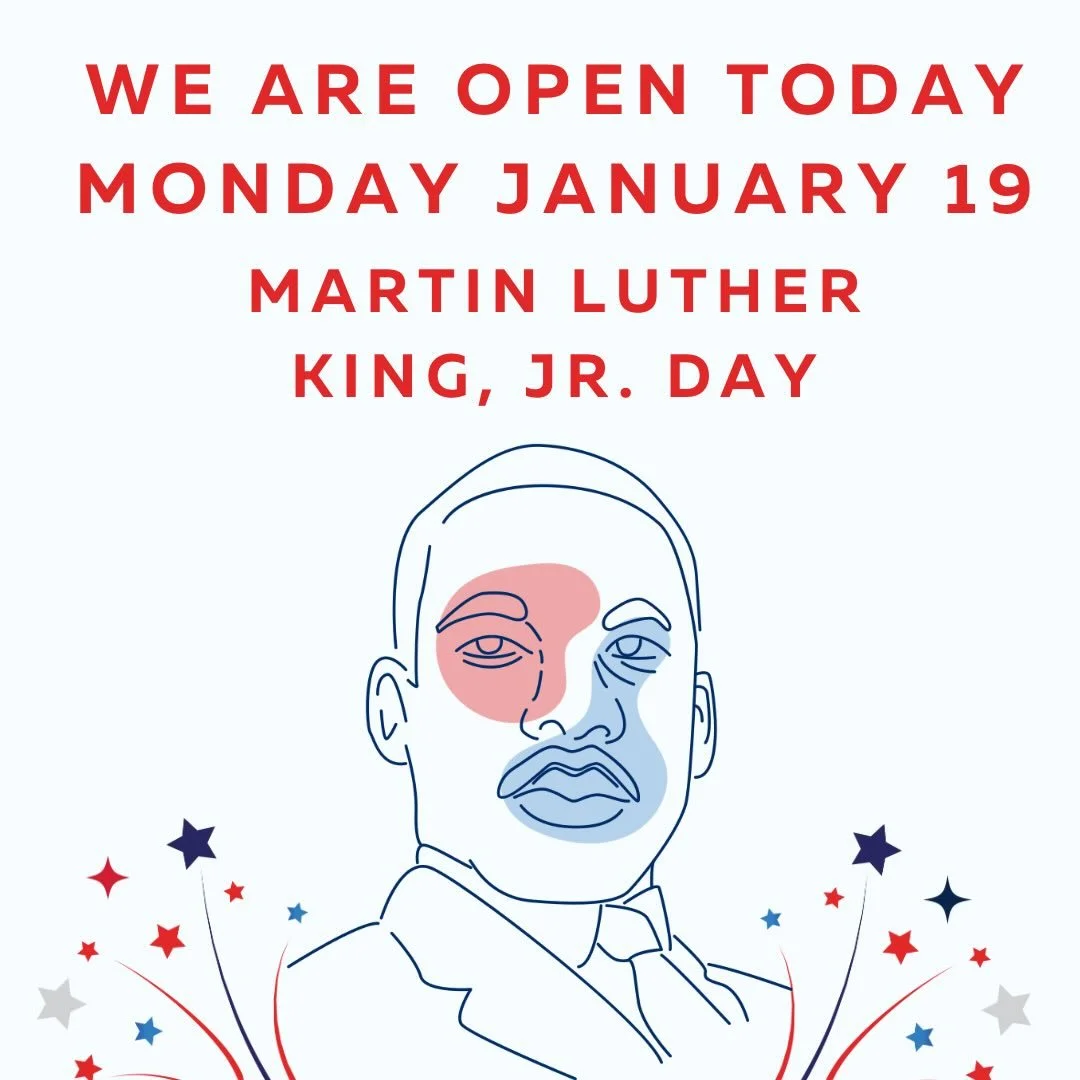 Just a reminder that Gymland is open today, Monday, January 19, and all classes will run as scheduled as we honor Martin Luther King Jr. Day.