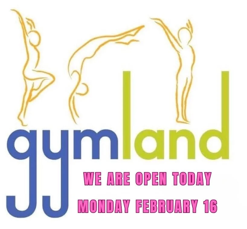 Gymland is open today for all regularly scheduled classes!