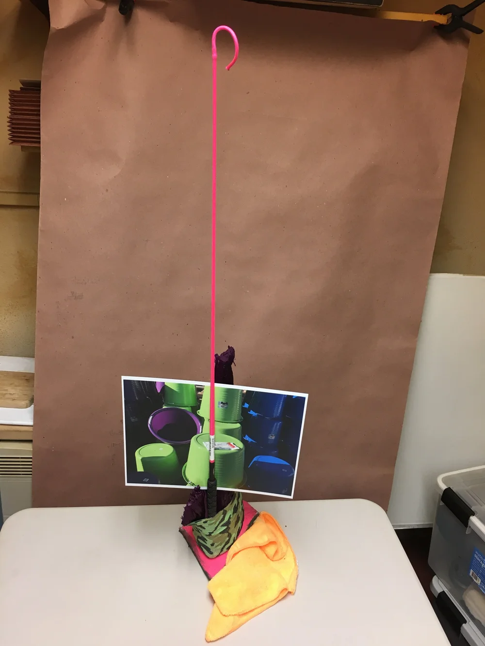 Going to the Well, mixed media, $300