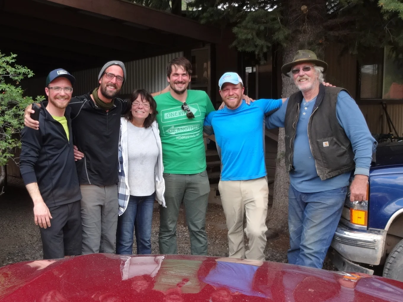 Saying goodbye to Wanda and her husband