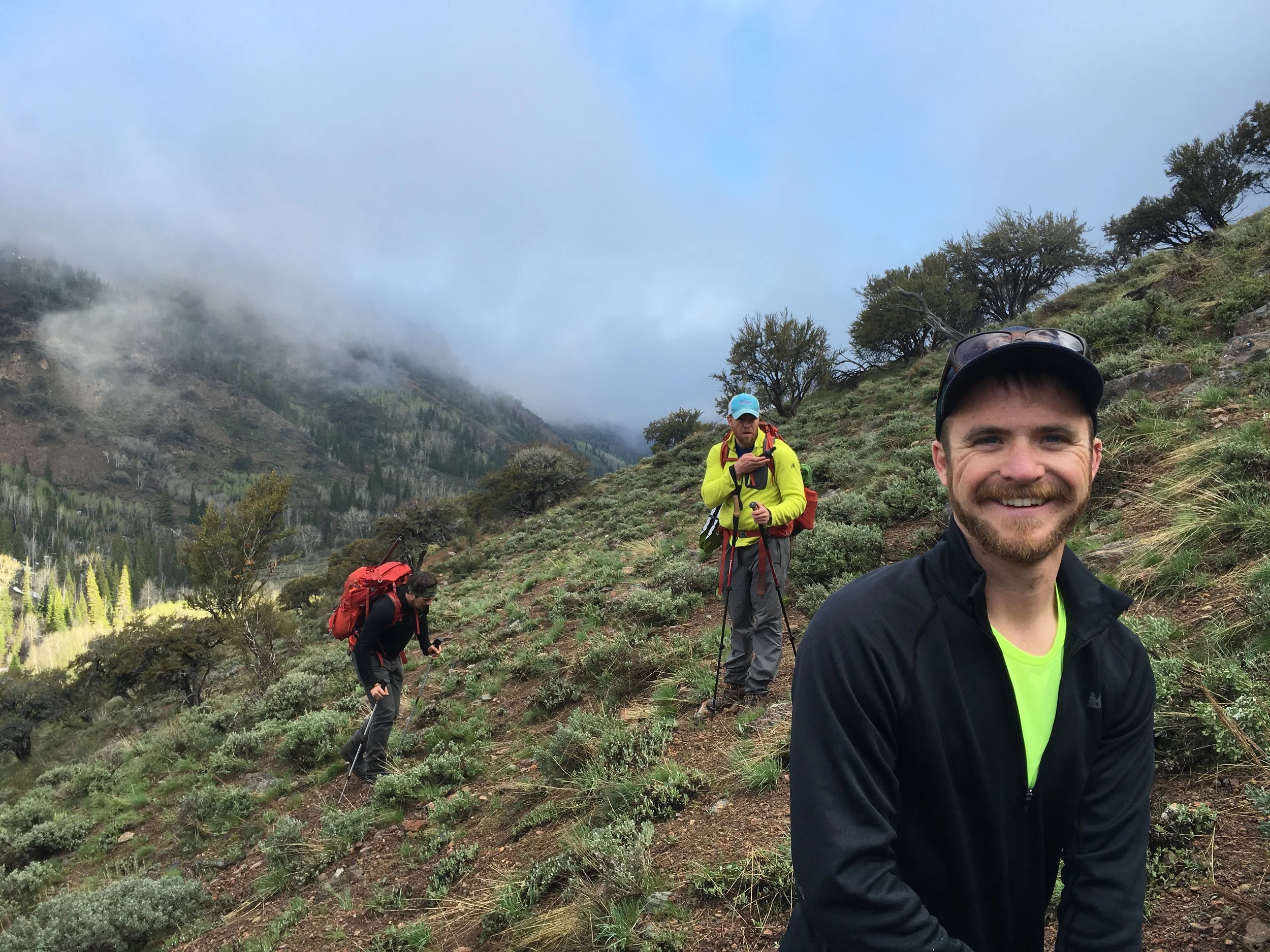 Adam enjoying the mountain air.