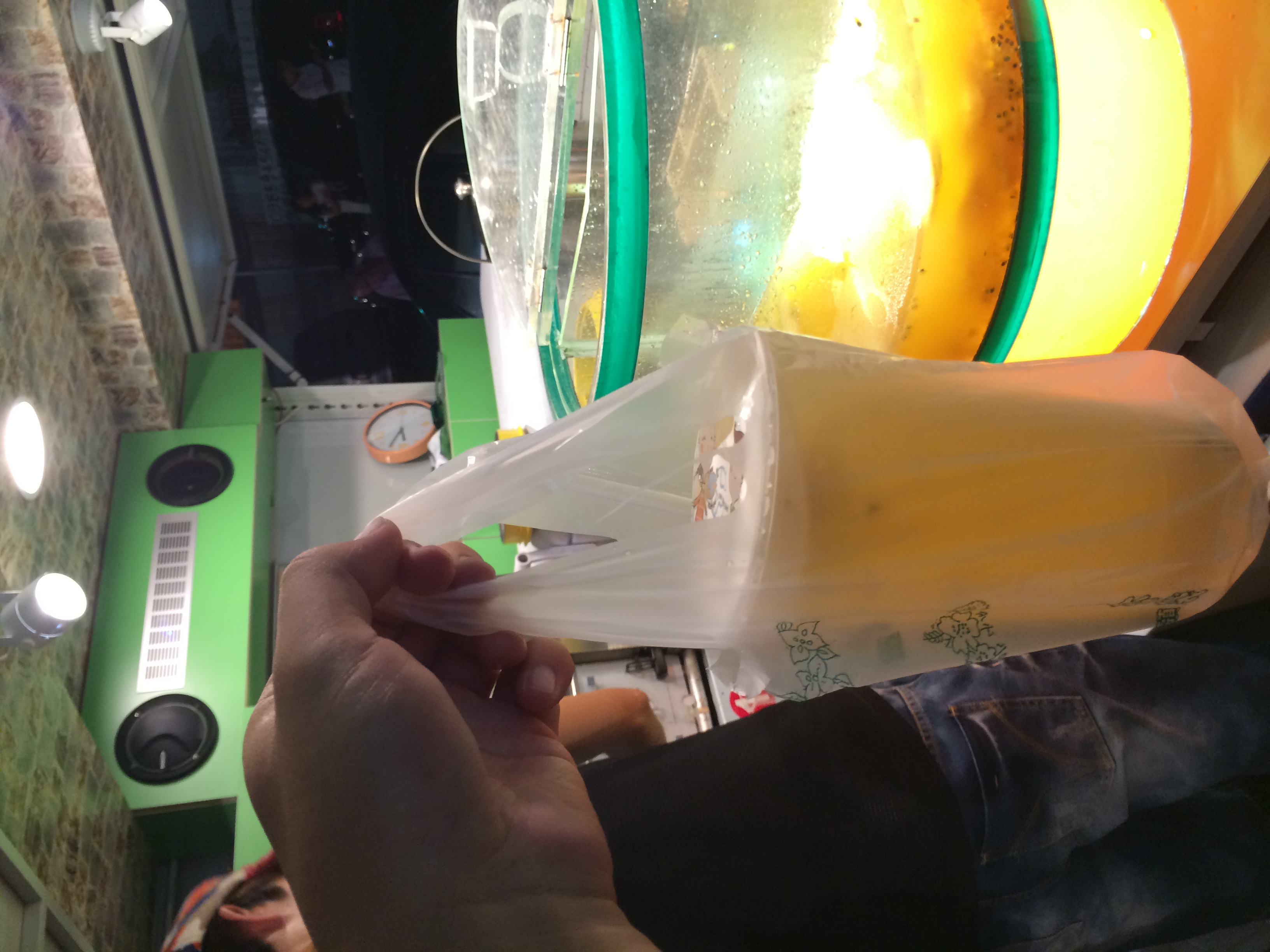 Passionfruit juice!