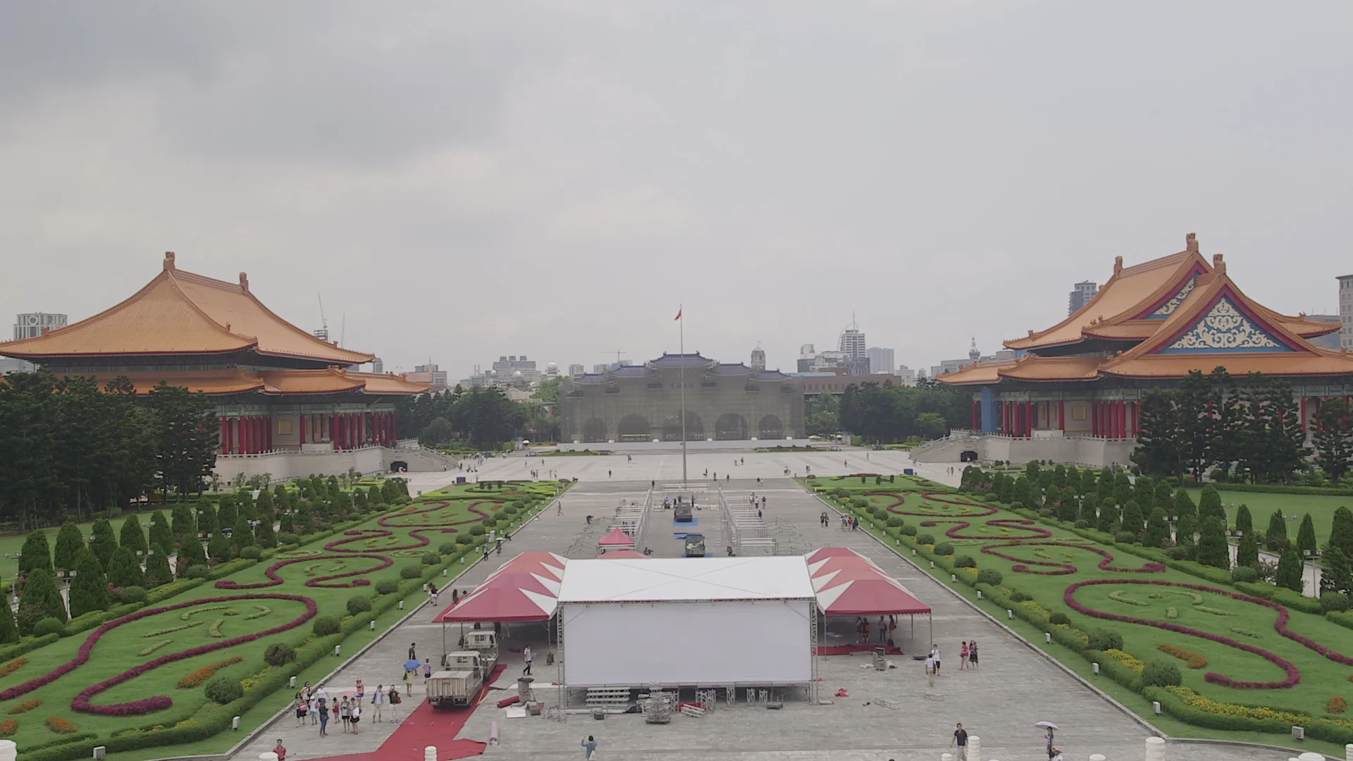 Here is the view from Chaing Kai Shek Memorial