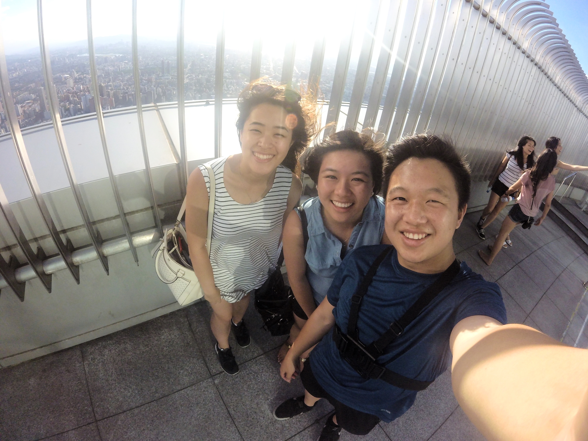 We had the opportunity to go on top of one of the world's tallest skyscrapers, Taipei 101!