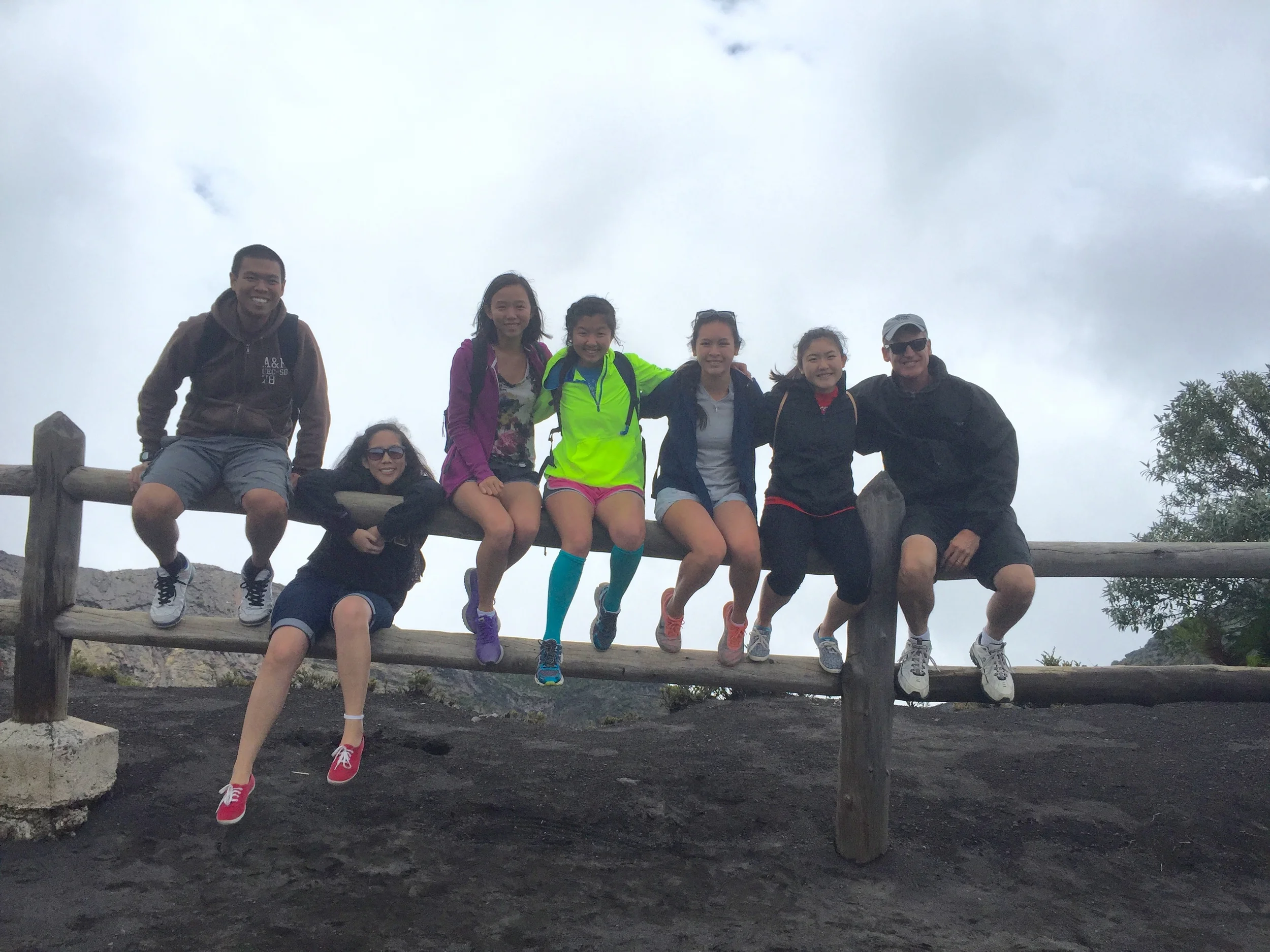 The team (from left to right: Brandon, Melissa, Karina, Lisa, Amy, Danielle, and Gary)