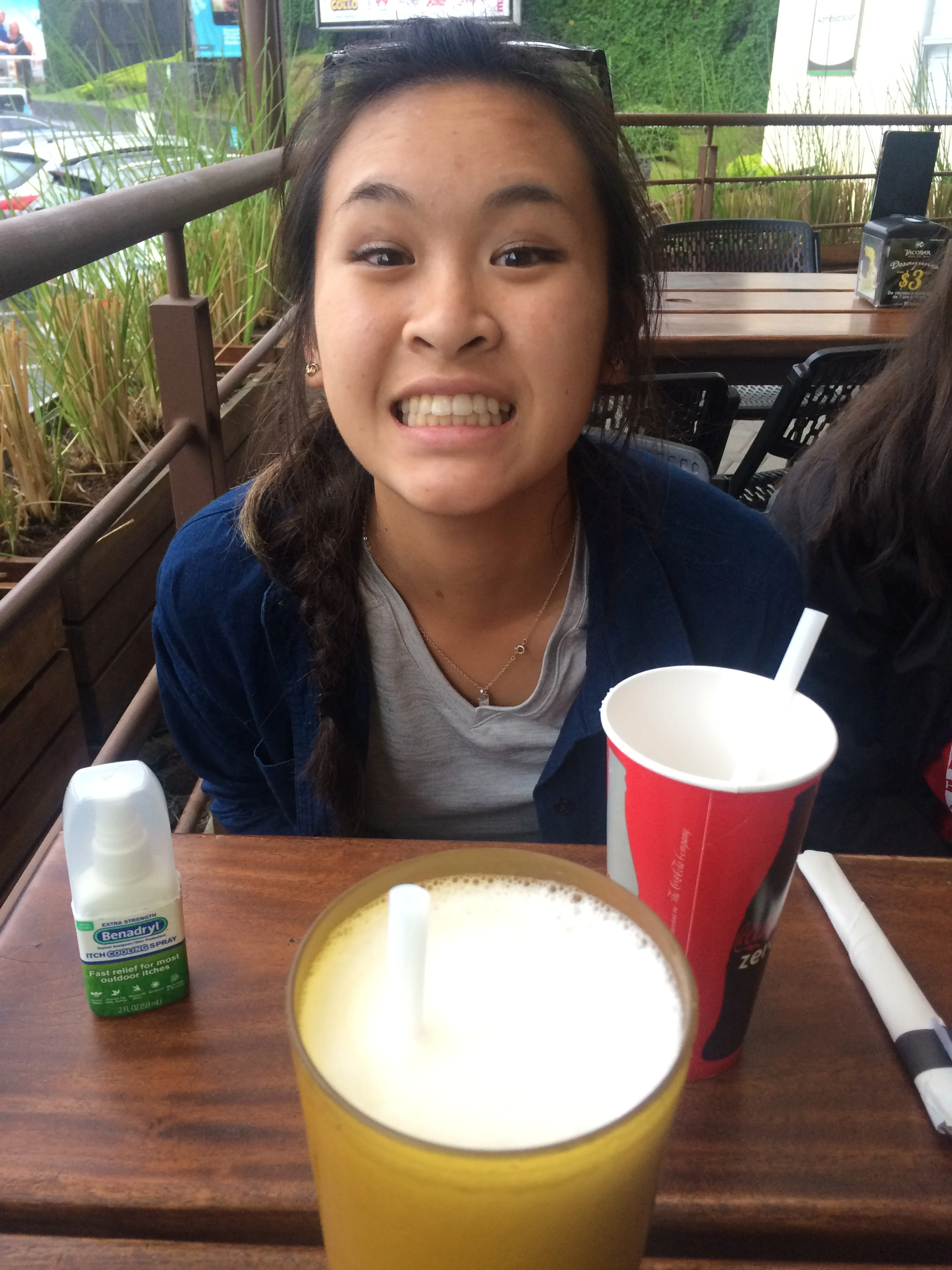 Featuring: Amy, Guanabana drink, and bug repellent