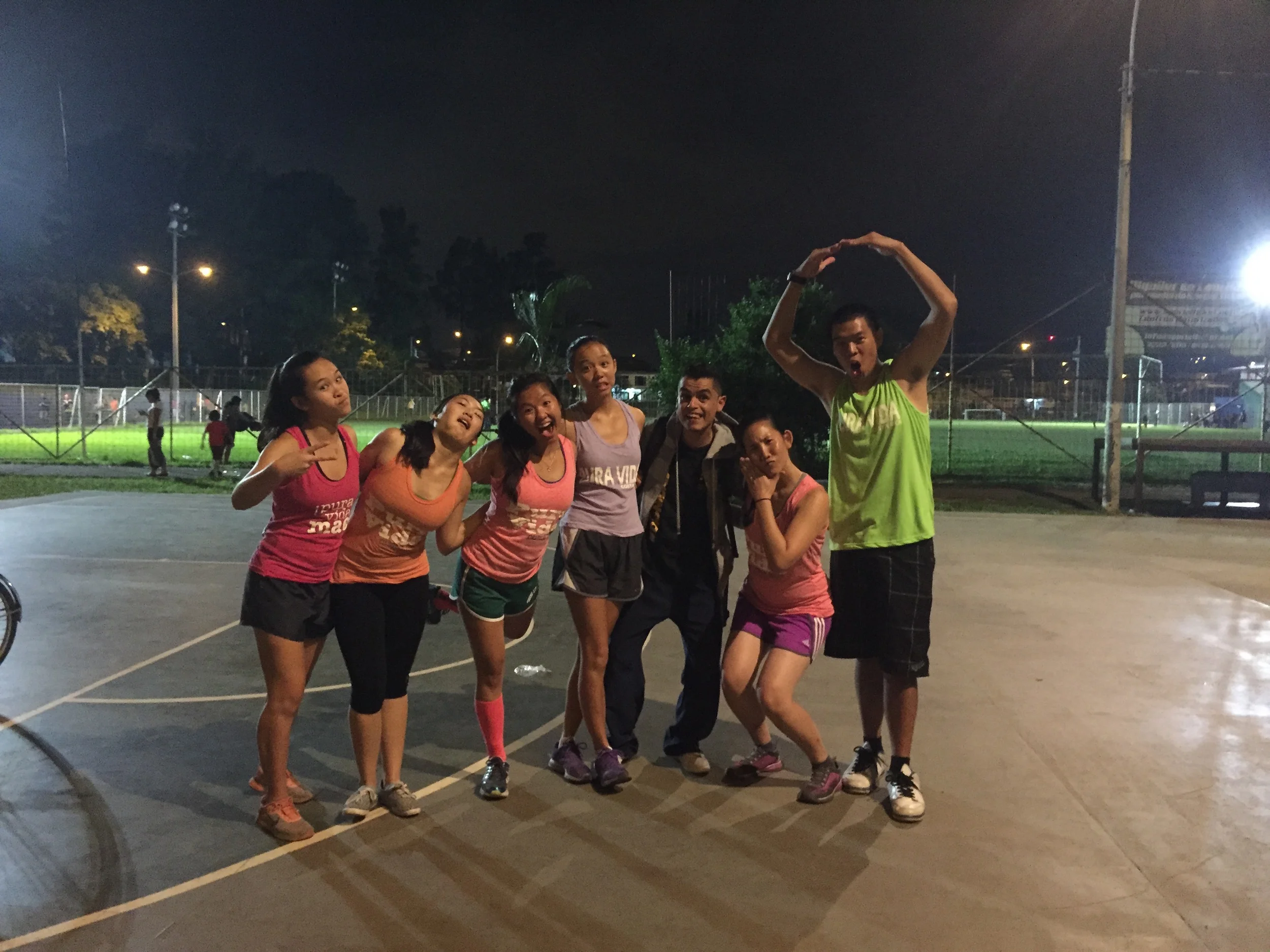 Us and Zumba Teacher :)