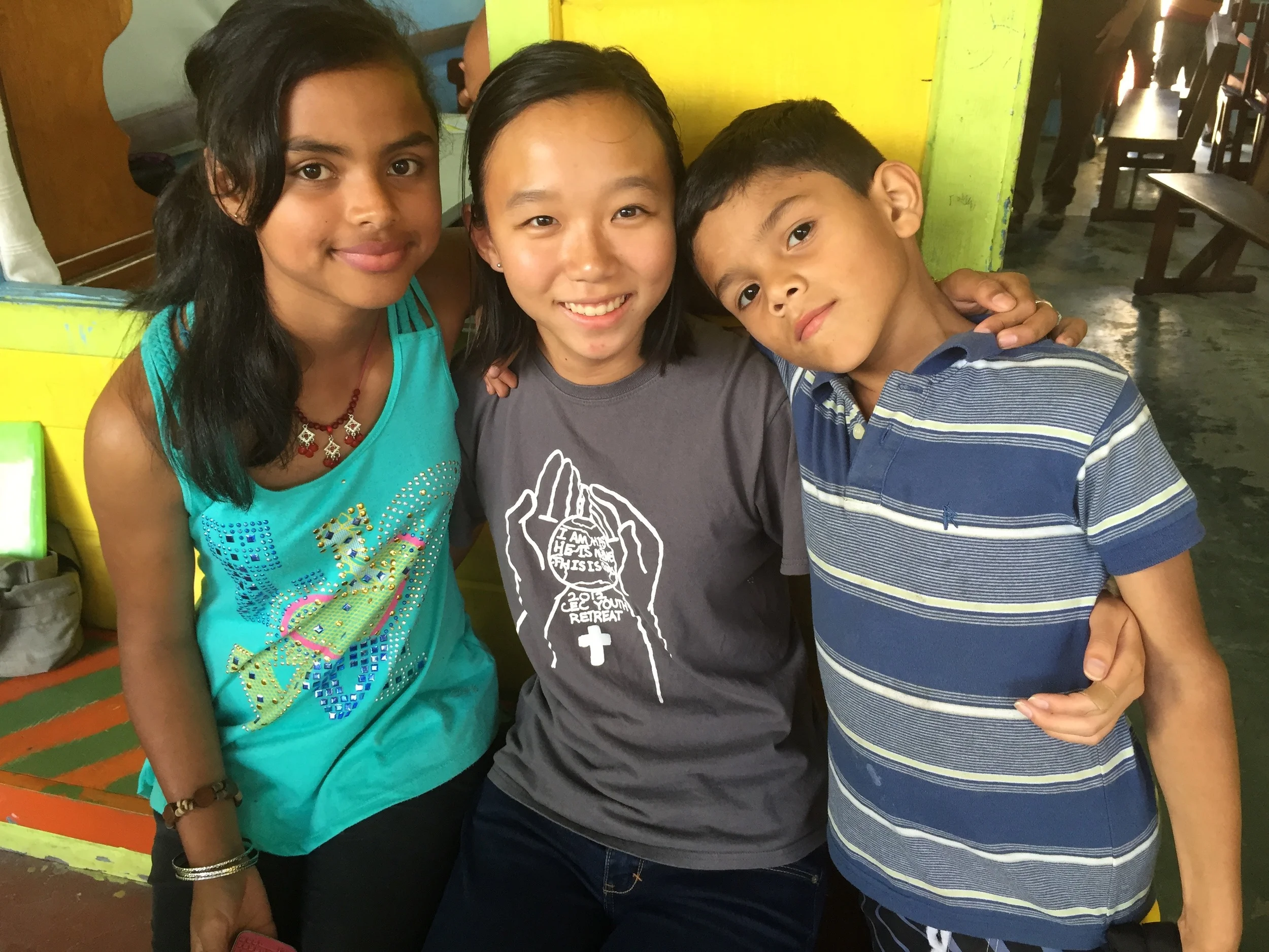 Karina with Wendy and Julio