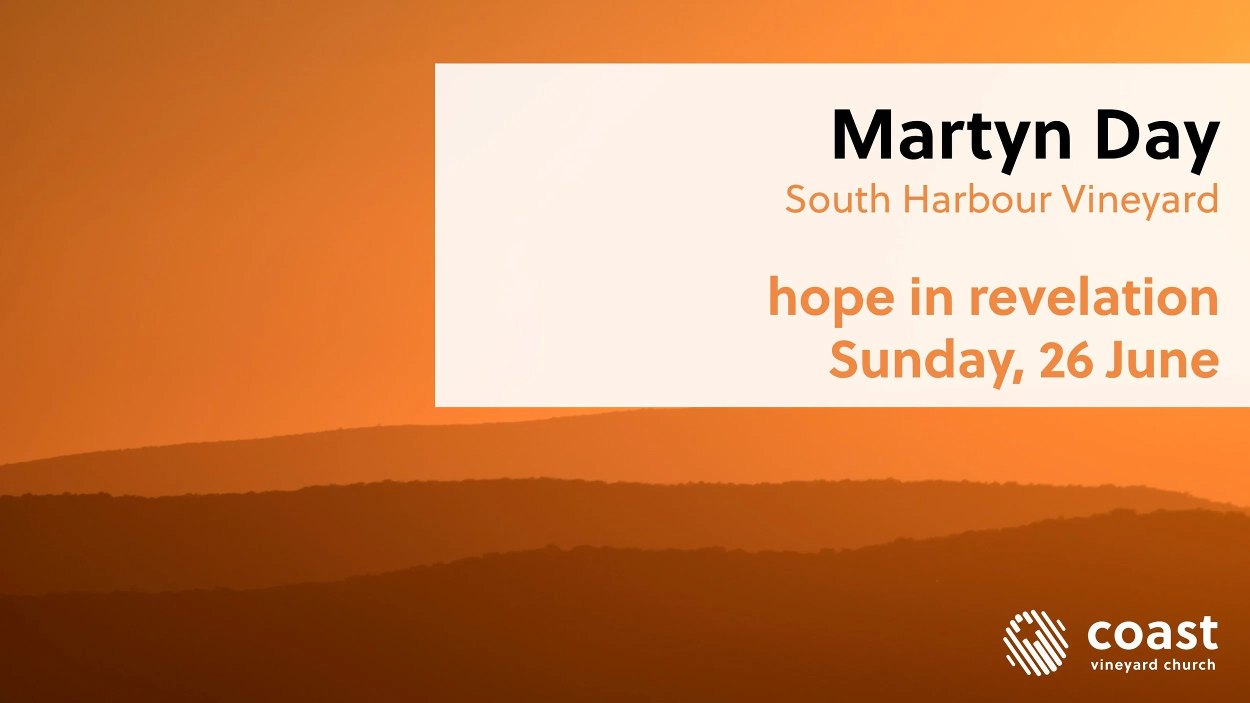 hope in restoration - Martyn Day