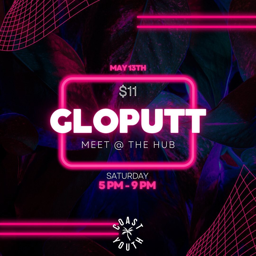 We are so excited to be going to Gloputt Takapuna this Saturday!! Who are you bringing?
⠀⠀⠀⠀⠀⠀⠀⠀⠀
Saturday, May 13th
Gloputt Takapuna
Meet @ The Hub
5 PM - 9 PM
Dinner: free!!
Cost: $11
must bring student id!!