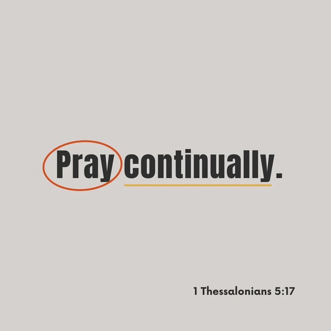 We&rsquo;re loving chatting about prayer in small groups and at our ALL INs. 

The simple invitation in scripture is to keep praying. Prayer is a two way conversation. To talk to God, and to listen for God throughout our days. So why not start a conv