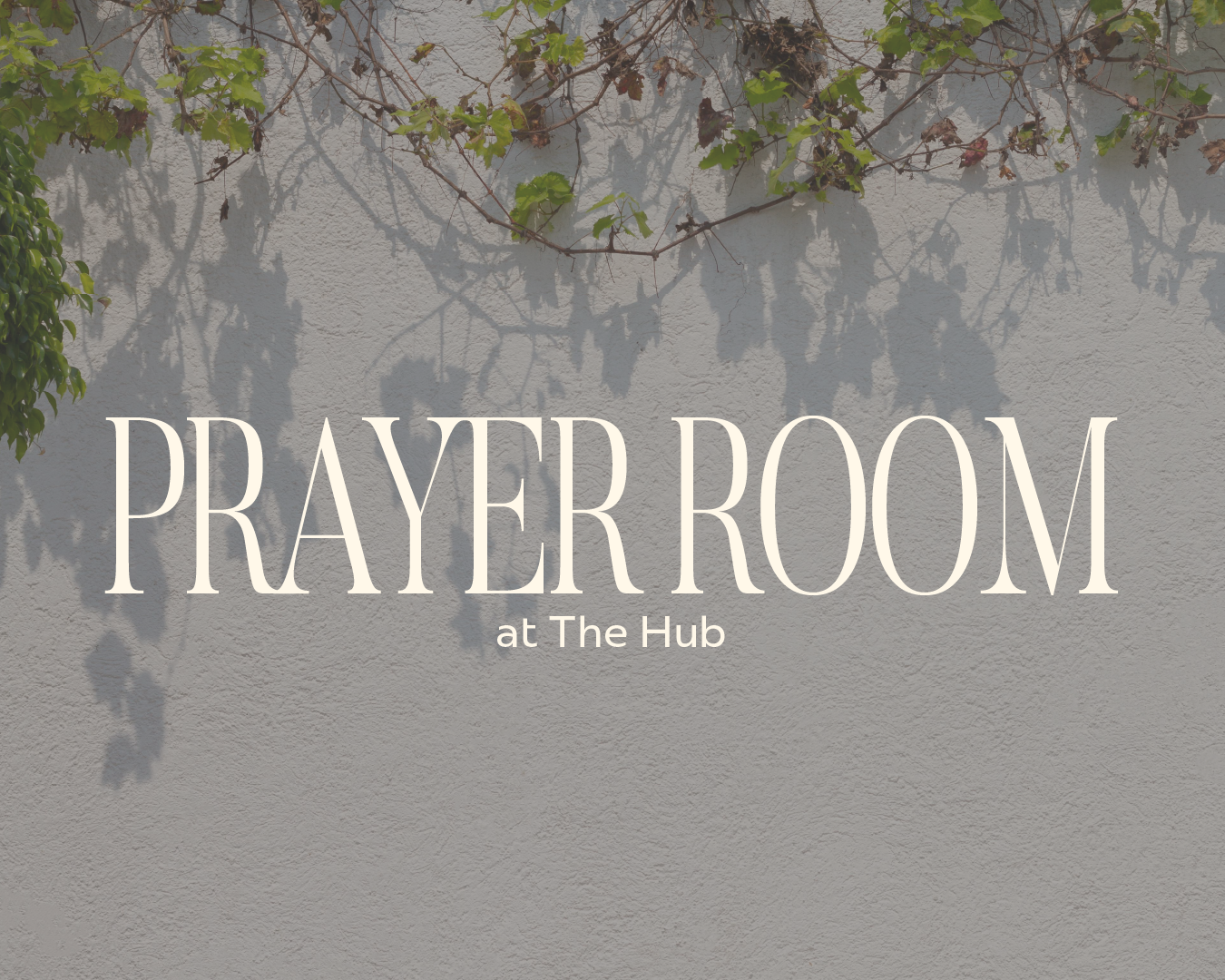 Pop-Up Prayer Room