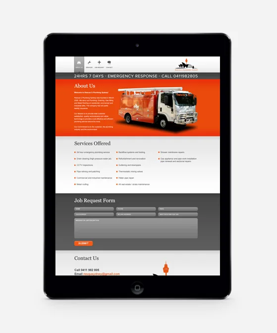 Rescue U Site design