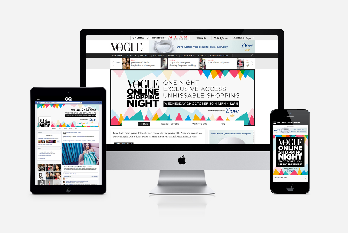 Vogue Online Shopping Night