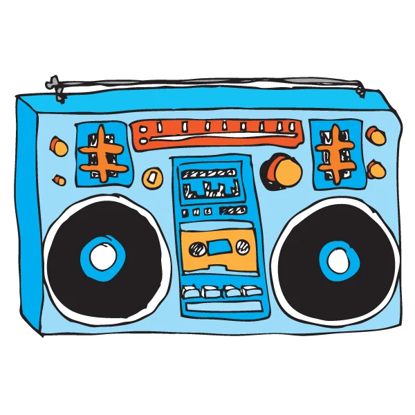 80s boombox