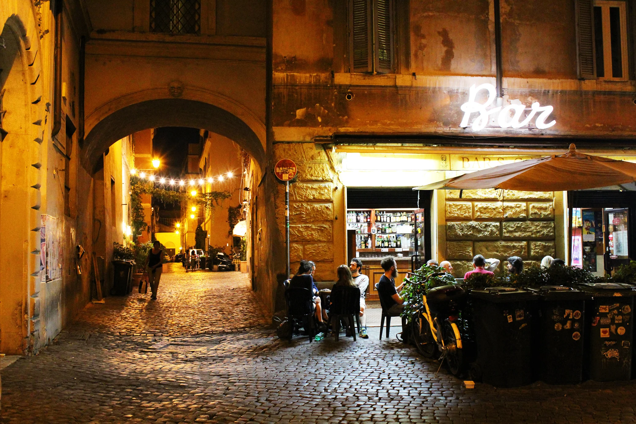 Trastevere at night
