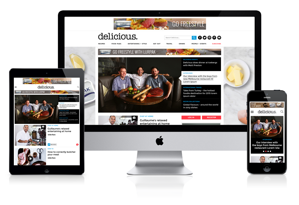 Delicious Responsive Design