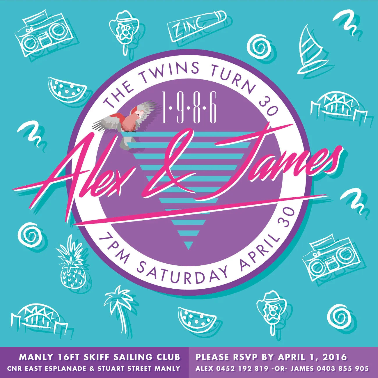 30th birthday invitation