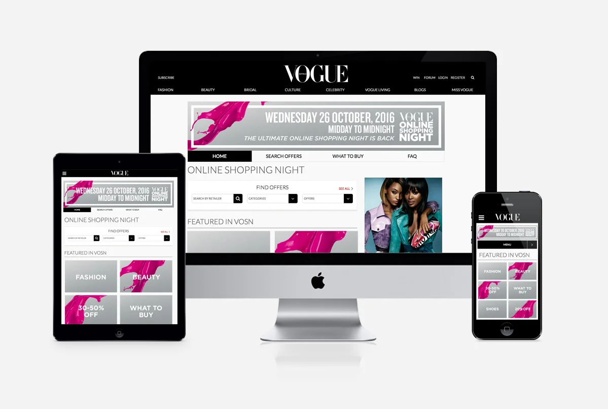 Vogue Online Shopping Night