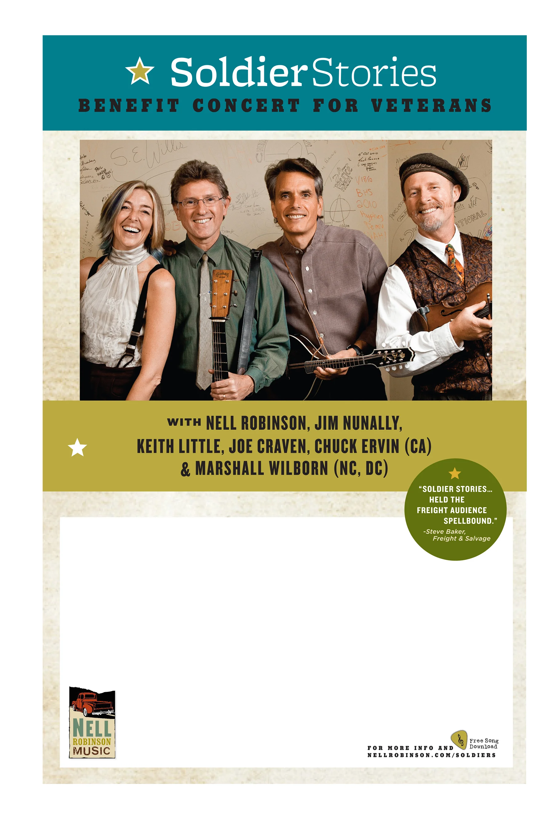 customizable gig poster