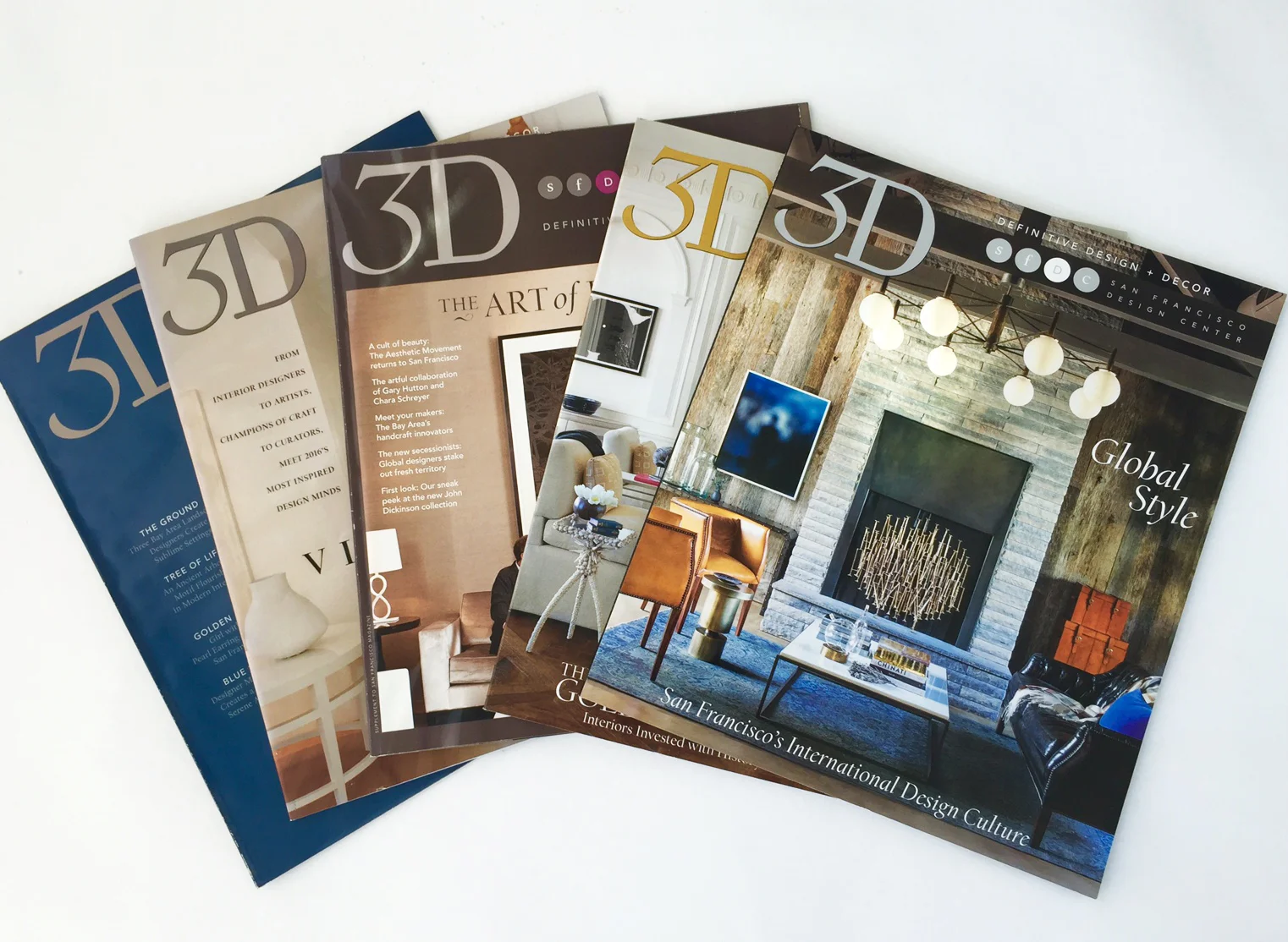 A magazine for the San Francisco Design Center commissioned by Modern Luxury 