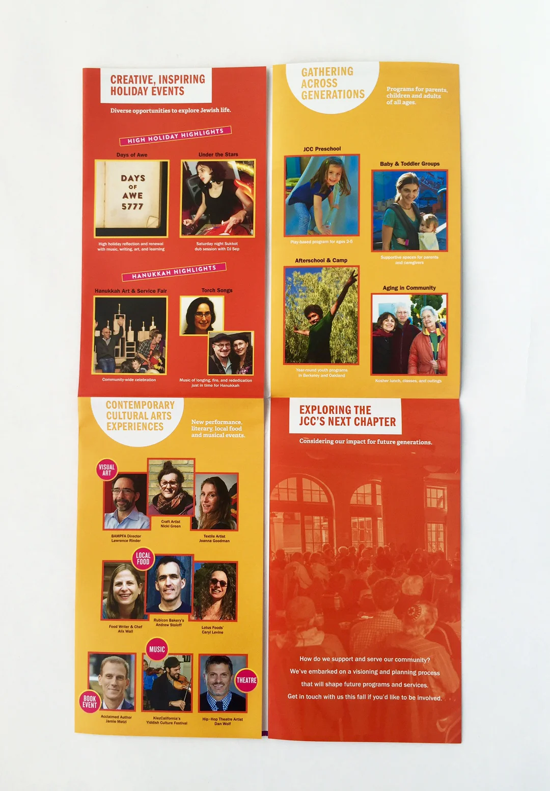 JCC East Bay Program Inside Panels
