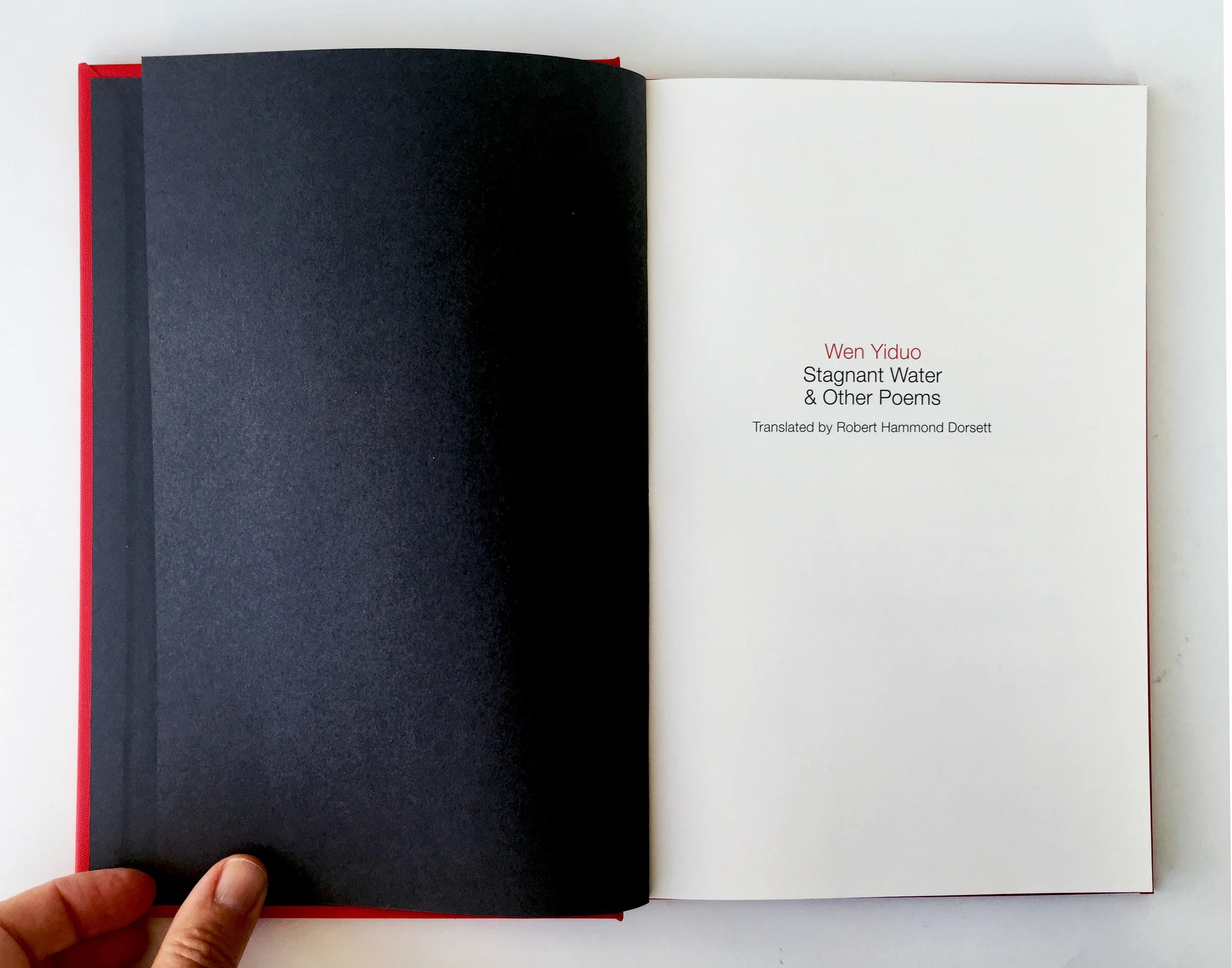 Stagnant Water: interior pages endsheets