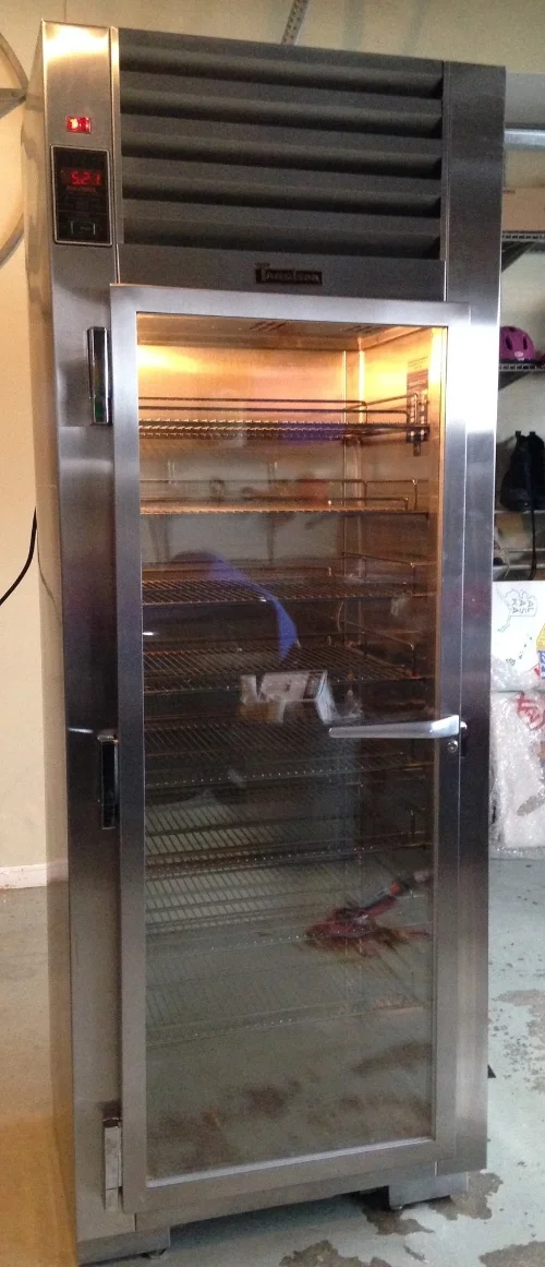 Traulsen Stainless Steel Refrigerator with Glass Door