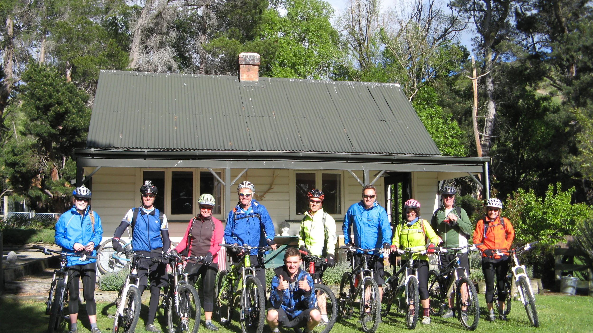 mountain bikes at Clachanburn station