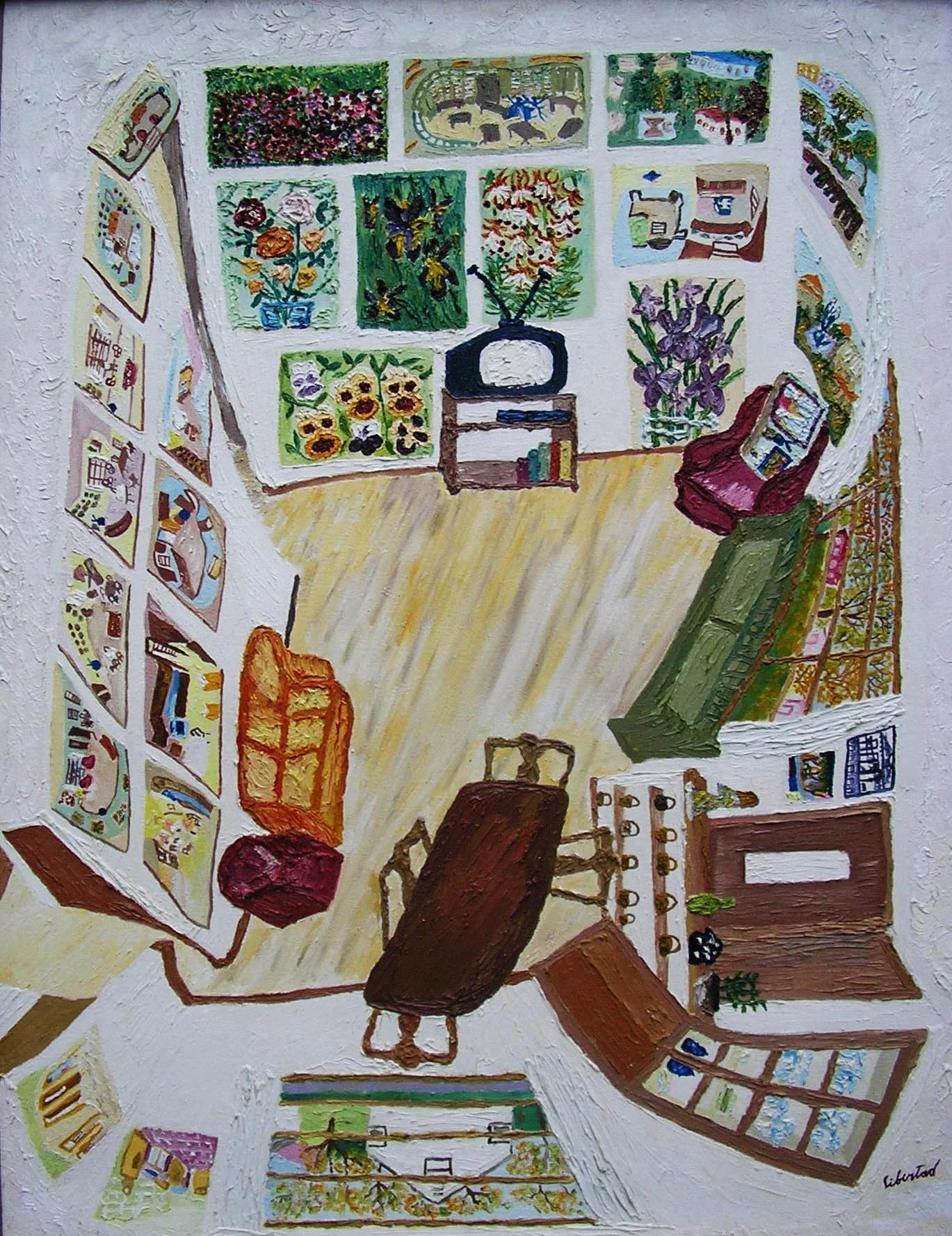 The Living room from above