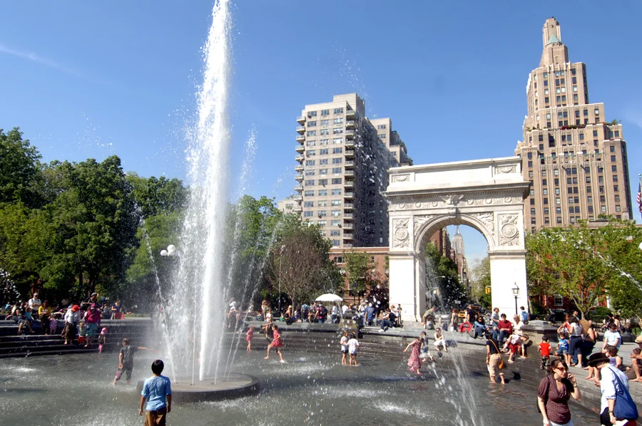 New York City • Washington Square, home of NYU.