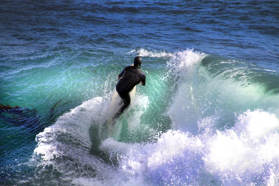   Santa Cruz •  Watch the surfers ride the waves at Cowell's Beach 