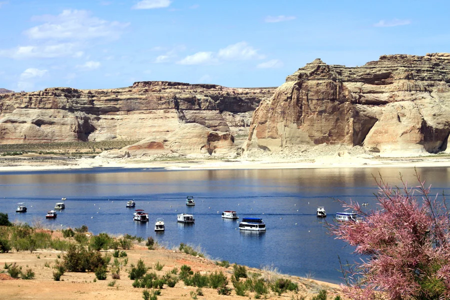 Lake Powell • Gaze at the stark beauty of this immense man-made lake