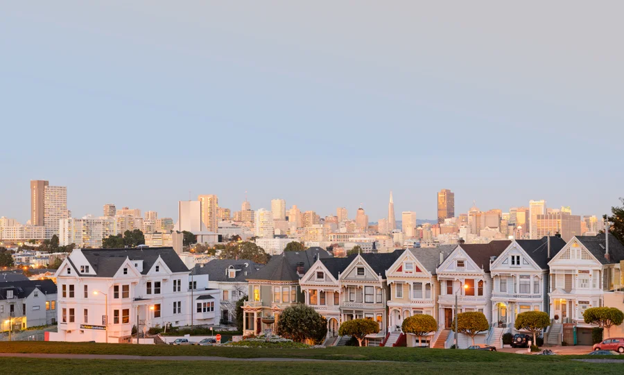 San Francisco • The Painted Ladies of Alamo square