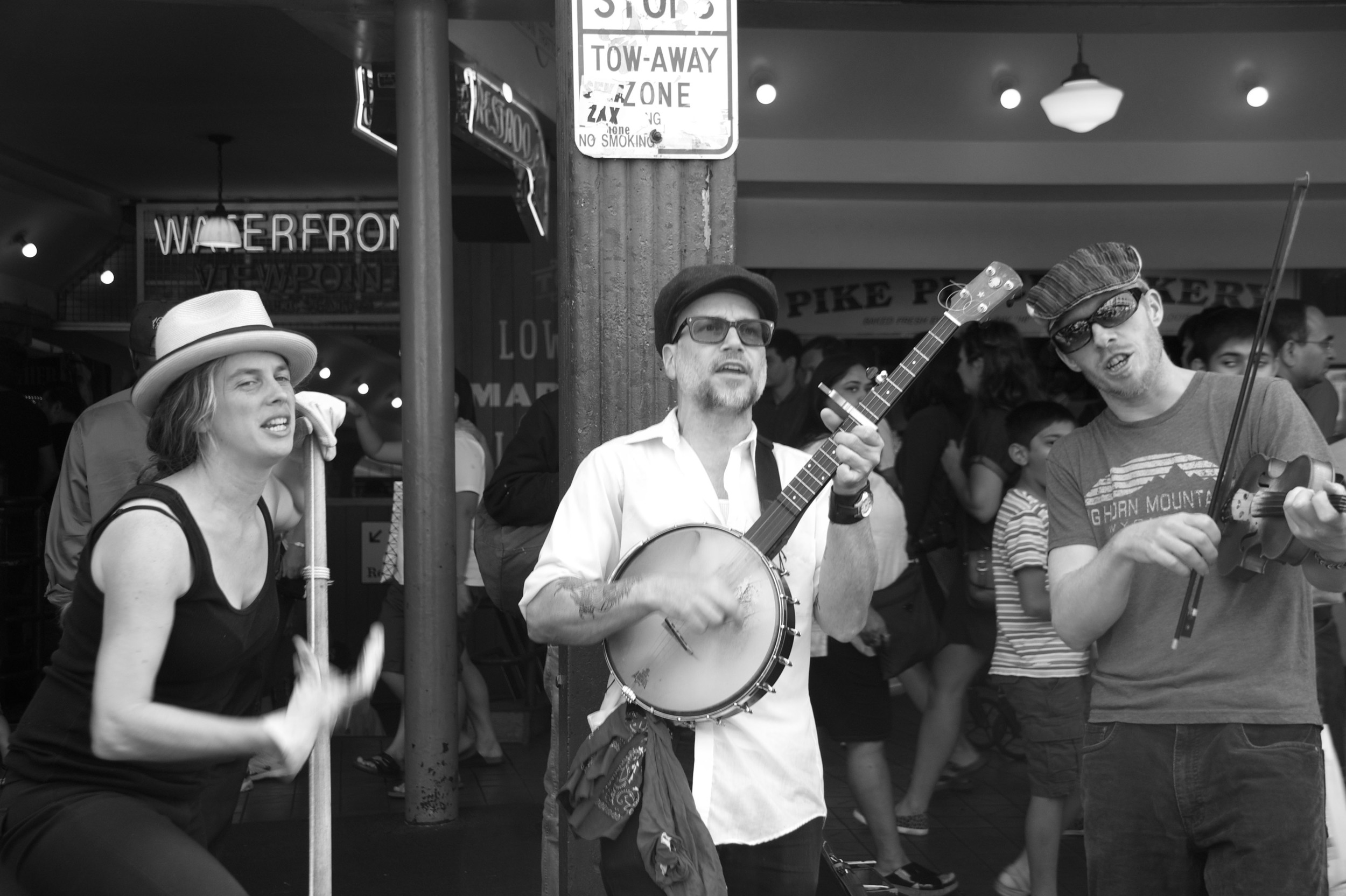 Buskers at Pike Place Market