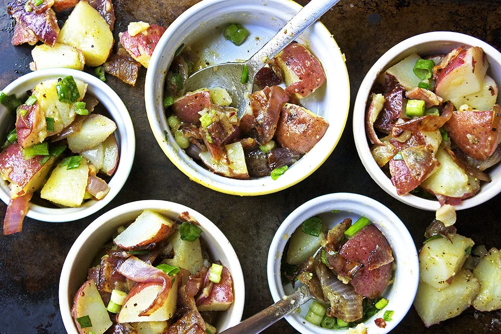 Warm Rustic Potato Salad Knead Bake Cook