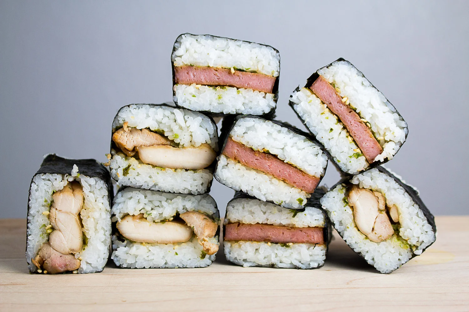 Chicken and Spam Musubi — knead. bake. cook.