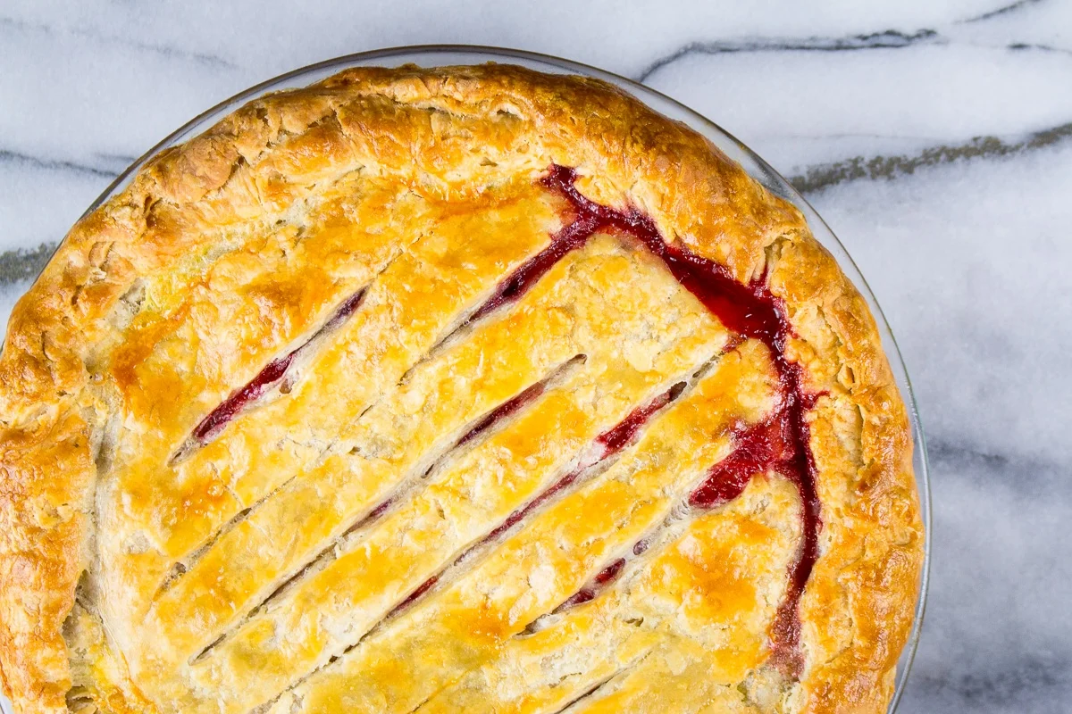 Strawberry Rhubarb Pie — knead. bake. cook.