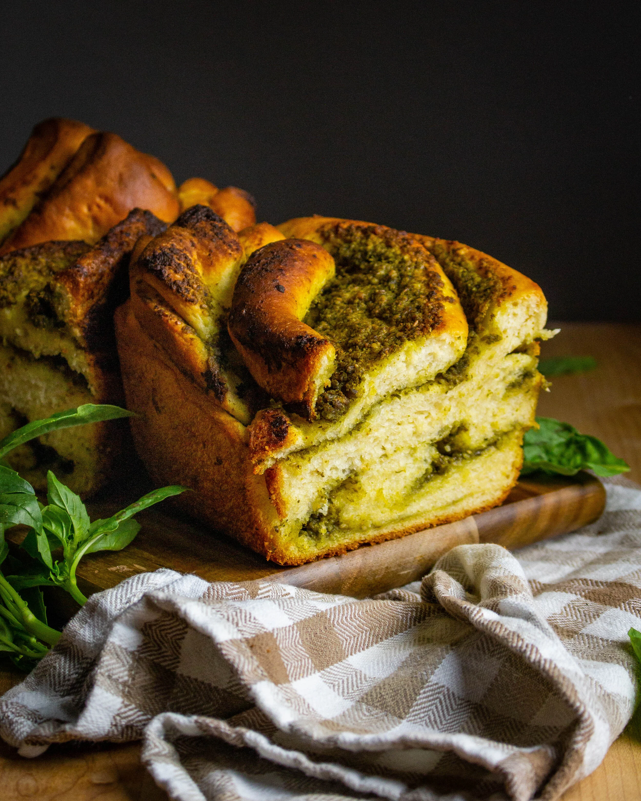Pesto Cheese Swirl Bread — knead. bake. cook.