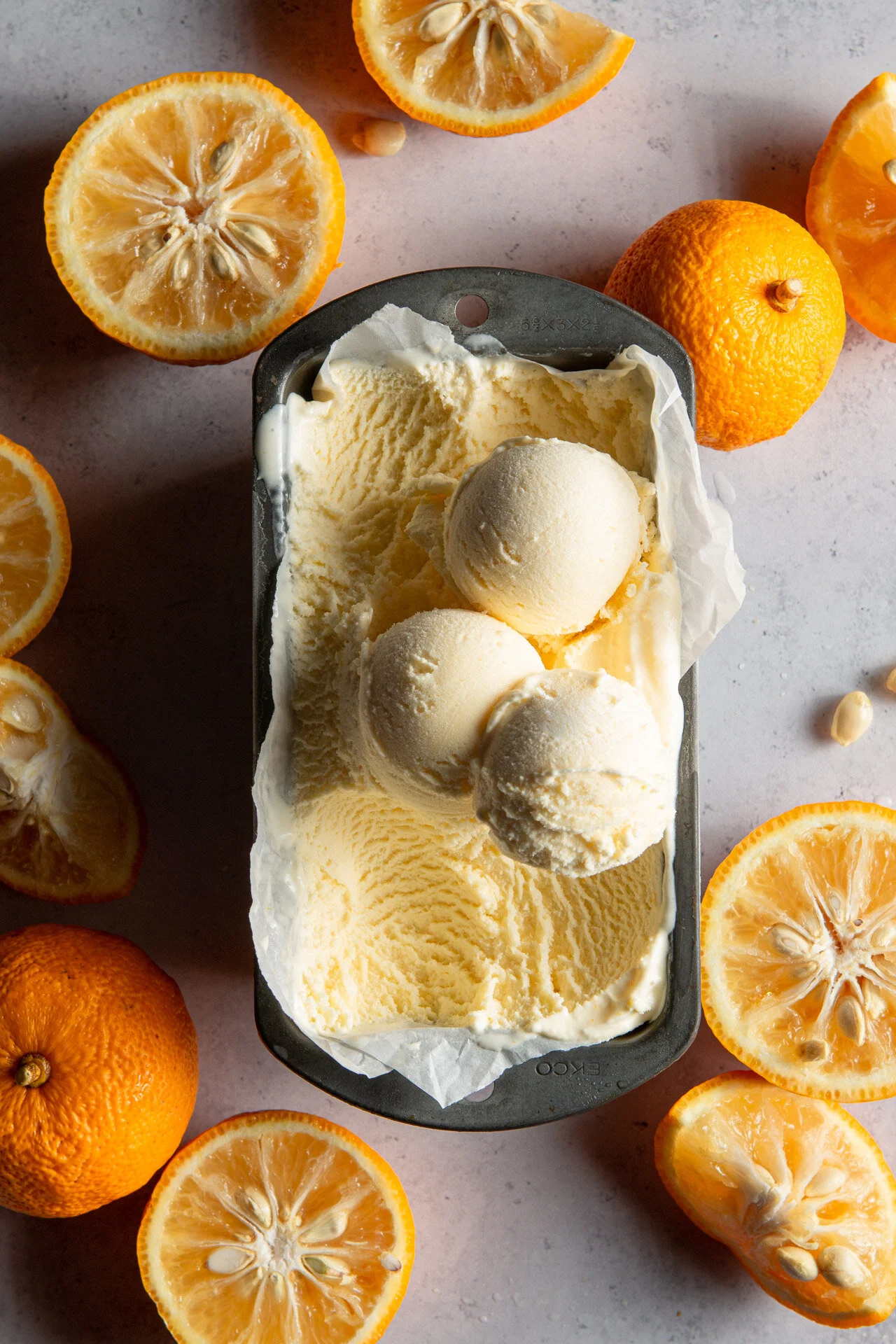 Yuzu Ice Cream Knead Bake Cook 
