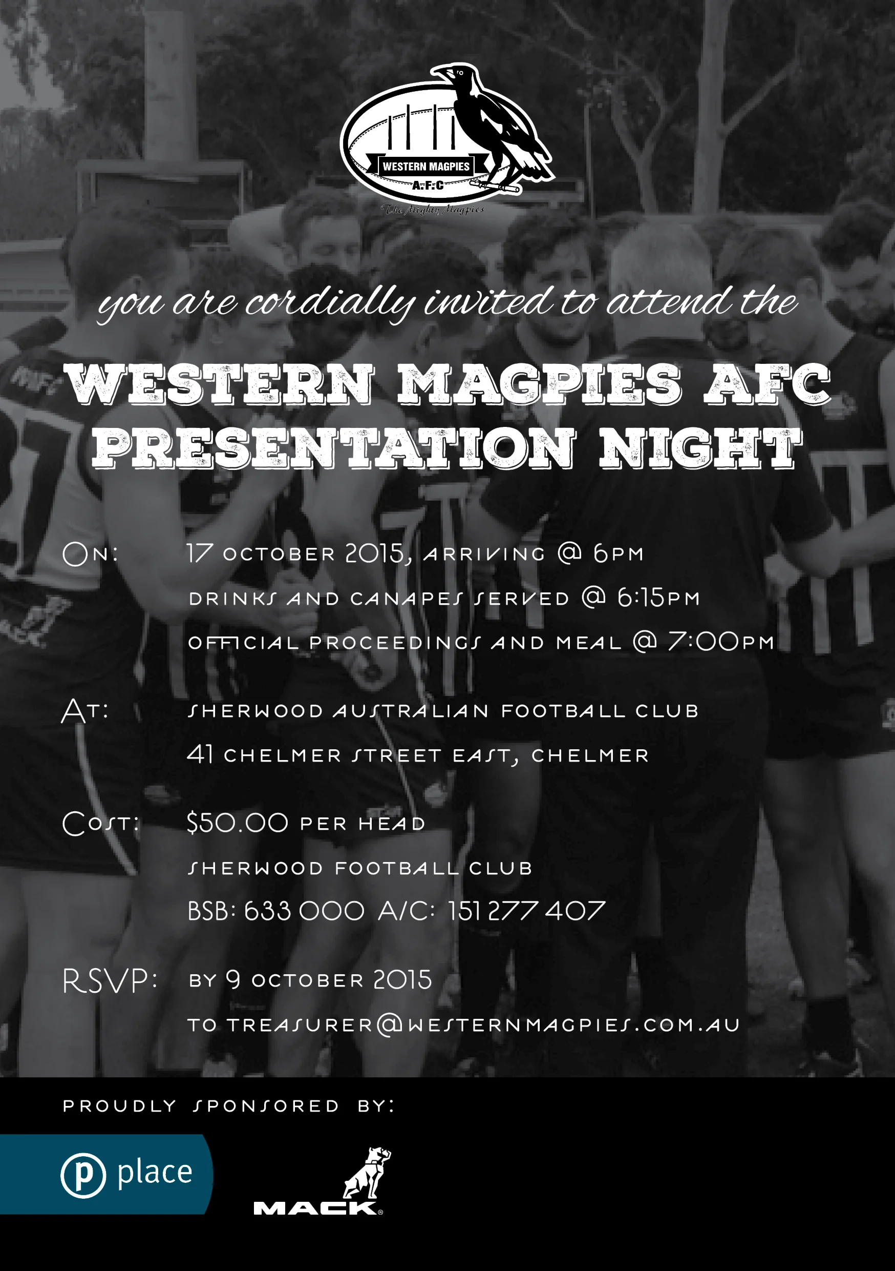 WESTERN MAGPIES AFC PRESENTATION NIGHT