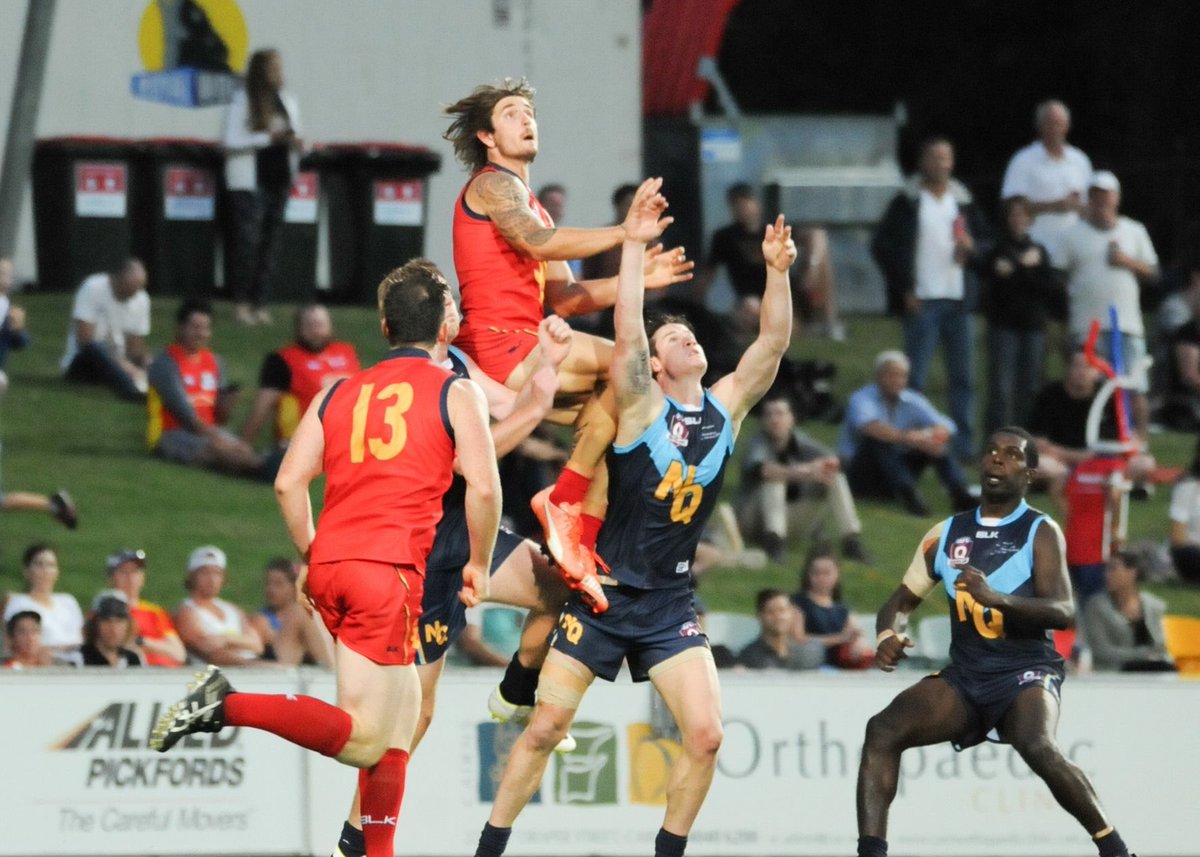 De Winter gets some hang time for South QLD vs NQ in 2016