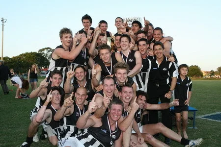 Pope and Grentell enjoyed Premiership success together twice, first in 2006 in Pope's first year in Senior footy and again above in 2008 in one of the best local grand finals you're ever likely to see