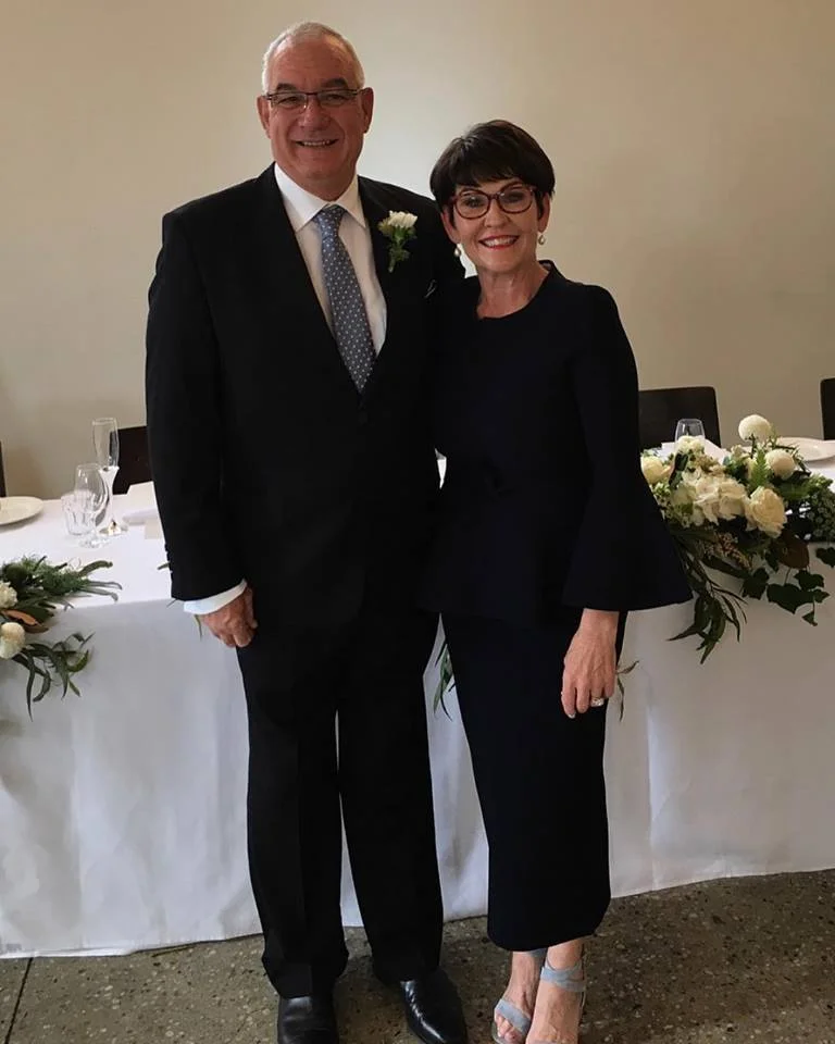 Doc and wife Maryanne who was right behind his extensive resume listed below!
