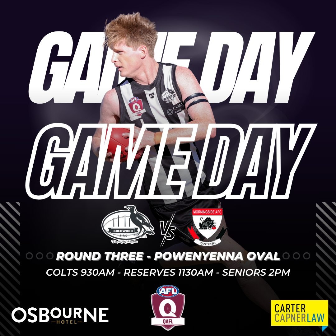 SUPER SATURDAY FROM 930AM ✅

It's GAME DAY at the Magpies!

#LetsGo ⚫⚪⚫