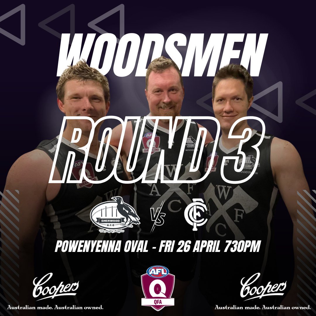 WOODSMEN LOOK TO OPEN ACCOUNT 🏁

The Woodies will be looking to open their account for 2024 against last years Grand Finalists the Coorparoo Kings and have looked in some unusual places to get a 22 together for the home outing. 

Added to the side i