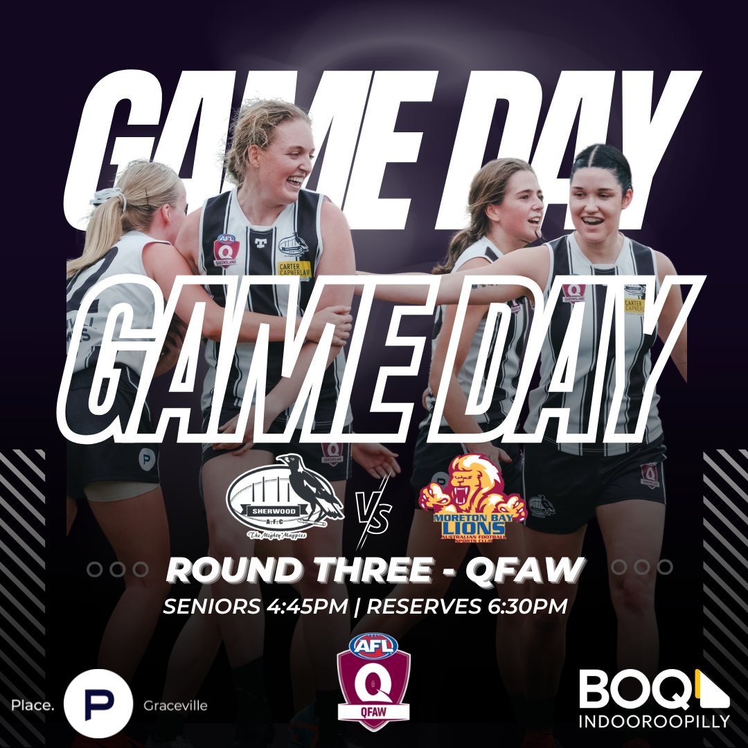 QFAW Division 1 - GAME DAY ✅

Round 3 for our Senior Women as they take on reigning Premiers, the Moreton Bay Lions.

4:30pm ANZAC Service
- Acknowledgement of Country
- Last Post
- Minutes Silence
- Reveille

#GoPies2024