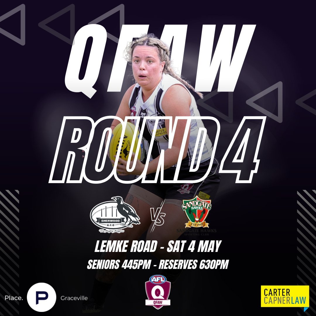 MAGPIES IN THE ROAD IN SEARCH OF 2ND WIN 🏁

The Senior women face their first away game this weekend when they head to Sandgate to take on the Hawks.  It's a been a supremely tough opening month for the Women, taking on the last 2 Premiers as well a