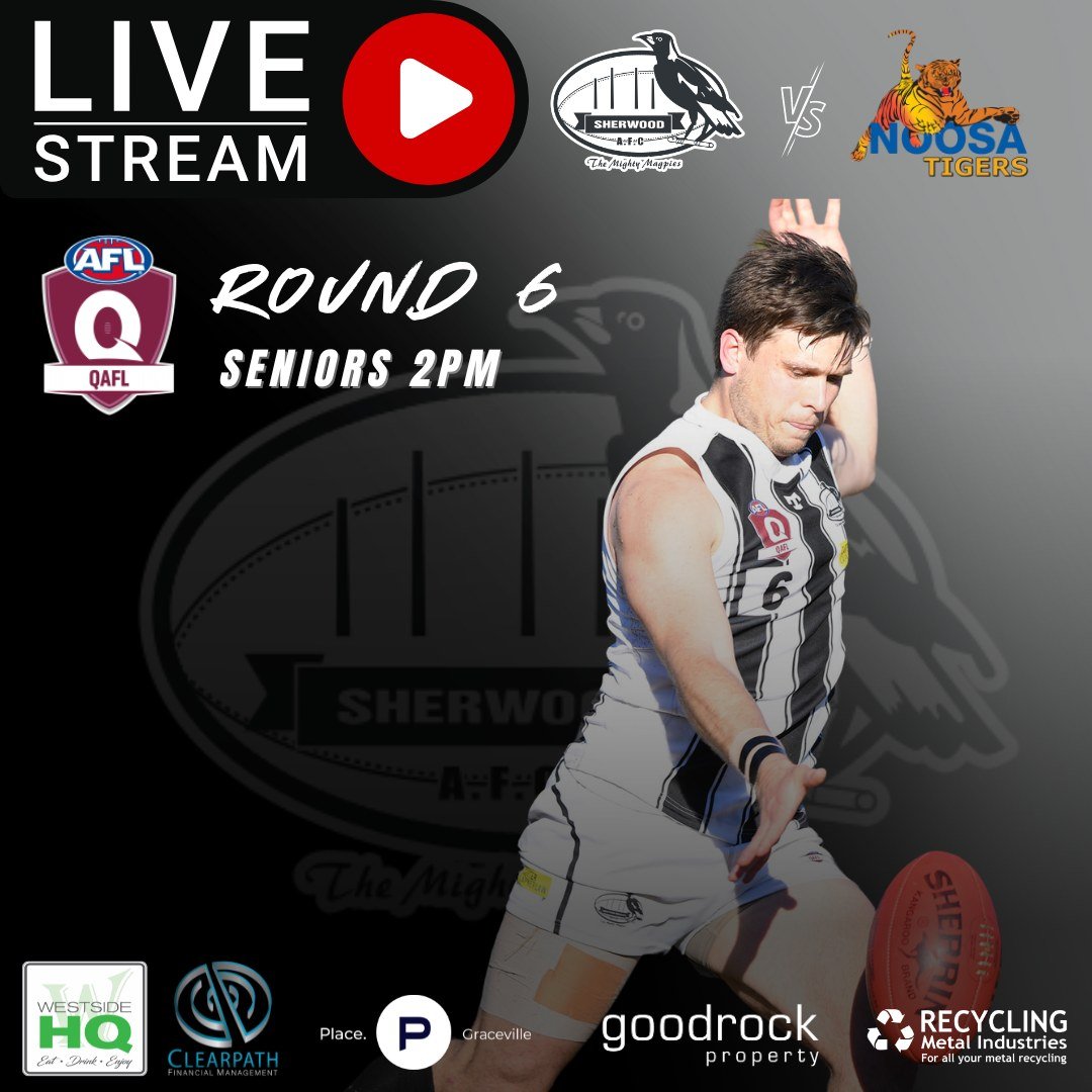 QAFL MATCH OF THE DAY - LIVE STREAM + COMMENTARY 🎥🎙

Round 6 QAFL - Sherwood Magpies vs Noosa Tigers

Link here in stories ✅

#GoPies #Squirtle150 ⚫⚪⚫